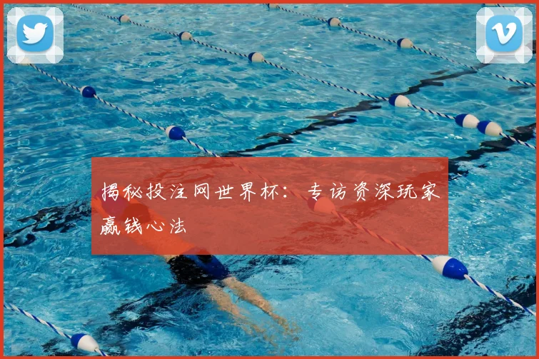 揭秘投注网世界杯:专访资深玩家赢钱心法